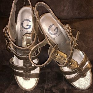 G by guess strap stilettos
